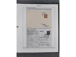 1920/45, HLUCIN - 'Hultschiner Ländchen' collection on 30 album leaves in album, starting with first Czechoslovakian post 4.2