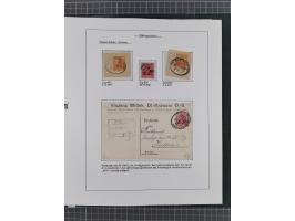 1920/45, HLUCIN - 'Hultschiner Ländchen' collection on 30 album leaves in album, starting with first Czechoslovakian post 4.2