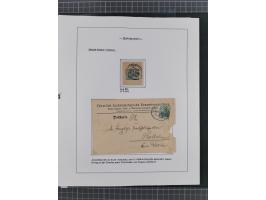 1920/45, HLUCIN - 'Hultschiner Ländchen' collection on 30 album leaves in album, starting with first Czechoslovakian post 4.2