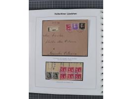 1920/45, HLUCIN - 'Hultschiner Ländchen' collection on 30 album leaves in album, starting with first Czechoslovakian post 4.2