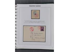 1920/45, HLUCIN - 'Hultschiner Ländchen' collection on 30 album leaves in album, starting with first Czechoslovakian post 4.2