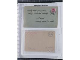 1920/45, HLUCIN - 'Hultschiner Ländchen' collection on 30 album leaves in album, starting with first Czechoslovakian post 4.2