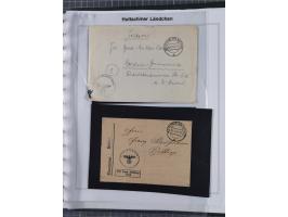 1920/45, HLUCIN - 'Hultschiner Ländchen' collection on 30 album leaves in album, starting with first Czechoslovakian post 4.2