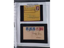 1920/45, HLUCIN - 'Hultschiner Ländchen' collection on 30 album leaves in album, starting with first Czechoslovakian post 4.2