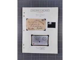 1777/1849, 17 envelopes including red and black bishop marks, No.1 cancellation on penny post envelope Windsor to Brighton, C