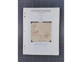 1777/1849, 17 envelopes including red and black bishop marks, No.1 cancellation on penny post envelope Windsor to Brighton, C