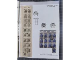 1918/19, interesting, unused/mint never hinged/used collection “Germania overprint issues,” including local issues with bette