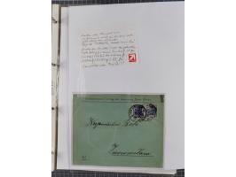 1918/19, interesting, unused/mint never hinged/used collection “Germania overprint issues,” including local issues with bette