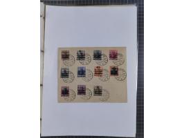 1918/19, interesting, unused/mint never hinged/used collection “Germania overprint issues,” including local issues with bette