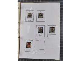 1918/19, interesting, unused/mint never hinged/used collection “Germania overprint issues,” including local issues with bette