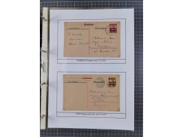 1918/19, interesting, unused/mint never hinged/used collection “Germania overprint issues,” including local issues with bette