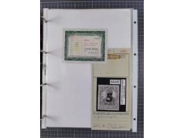 1918/19, interesting, unused/mint never hinged/used collection “Germania overprint issues,” including local issues with bette