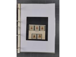 1918/19, interesting, unused/mint never hinged/used collection “Germania overprint issues,” including local issues with bette