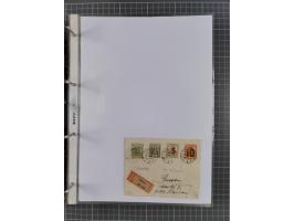 1918/19, interesting, unused/mint never hinged/used collection “Germania overprint issues,” including local issues with bette