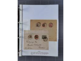 1918/19, interesting, unused/mint never hinged/used collection “Germania overprint issues,” including local issues with bette