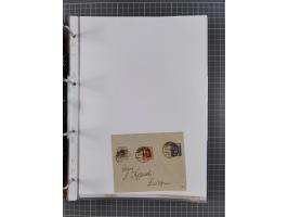 1918/19, interesting, unused/mint never hinged/used collection “Germania overprint issues,” including local issues with bette