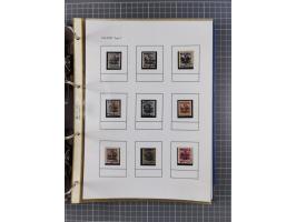 1918/19, interesting, unused/mint never hinged/used collection “Germania overprint issues,” including local issues with bette