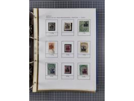 1918/19, interesting, unused/mint never hinged/used collection “Germania overprint issues,” including local issues with bette