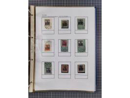 1918/19, interesting, unused/mint never hinged/used collection “Germania overprint issues,” including local issues with bette