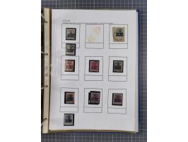 1918/19, interesting, unused/mint never hinged/used collection “Germania overprint issues,” including local issues with bette