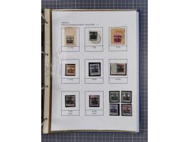 1918/19, interesting, unused/mint never hinged/used collection “Germania overprint issues,” including local issues with bette