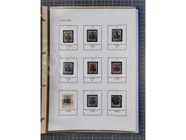 1918/19, interesting, unused/mint never hinged/used collection “Germania overprint issues,” including local issues with bette