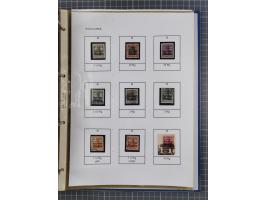 1918/19, interesting, unused/mint never hinged/used collection “Germania overprint issues,” including local issues with bette