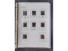 1918/19, interesting, unused/mint never hinged/used collection “Germania overprint issues,” including local issues with bette