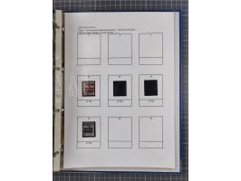 1918/19, interesting, unused/mint never hinged/used collection “Germania overprint issues,” including local issues with bette