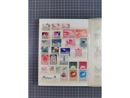 1900/80, group of mostly used and unused in three albums and some small cards, mostly fine