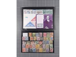 1880/1980, unused/mint never hinged dealer stock on cards, including a lot of material with better issues from Denmark, Italy