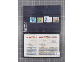 1880/1980, unused/mint never hinged dealer stock on cards, including a lot of material with better issues from Denmark, Italy