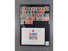 1880/1980, unused/mint never hinged dealer stock on cards, including a lot of material with better issues from Denmark, Italy