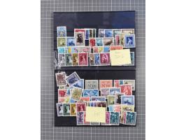 1880/1980, unused/mint never hinged dealer stock on cards, including a lot of material with better issues from Denmark, Italy