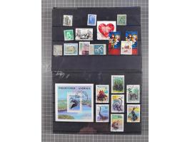 1880/1980, unused/mint never hinged dealer stock on cards, including a lot of material with better issues from Denmark, Italy