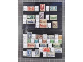 1880/1980, unused/mint never hinged dealer stock on cards, including a lot of material with better issues from Denmark, Italy