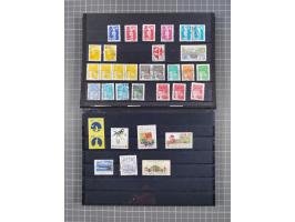 1880/1980, unused/mint never hinged dealer stock on cards, including a lot of material with better issues from Denmark, Italy