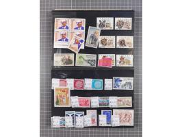 1880/1980, unused/mint never hinged dealer stock on cards, including a lot of material with better issues from Denmark, Italy