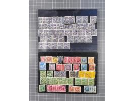 1880/1980, unused/mint never hinged dealer stock on cards, including a lot of material with better issues from Denmark, Italy