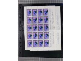 1880/1980, unused/mint never hinged dealer stock on cards, including a lot of material with better issues from Denmark, Italy