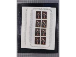 1880/1980, unused/mint never hinged dealer stock on cards, including a lot of material with better issues from Denmark, Italy