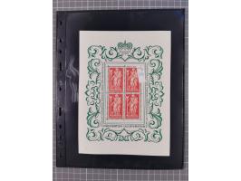 1880/1980, unused/mint never hinged dealer stock on cards, including a lot of material with better issues from Denmark, Italy