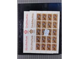 1880/1980, unused/mint never hinged dealer stock on cards, including a lot of material with better issues from Denmark, Italy