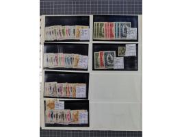 1880/1980, unused/mint never hinged dealer stock on cards, including a lot of material with better issues from Denmark, Italy