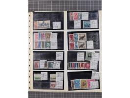 1880/1980, unused/mint never hinged dealer stock on cards, including a lot of material with better issues from Denmark, Italy