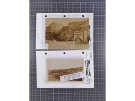 1914/18, 17 Briefe, Karten und Fotos, teils aus Palästina mit AK Deutsche Kolonie Haifa, Bade- ud Entlausungsanstalt, Mil.Mis