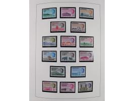 1953/77, mint never hinged collection incl. Mi.-Nr. 101-115, in album