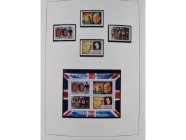 1953/77, mint never hinged collection incl. Mi.-Nr. 101-115, in album