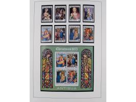 1953/77, mint never hinged collection incl. Mi.-Nr. 101-115, in album