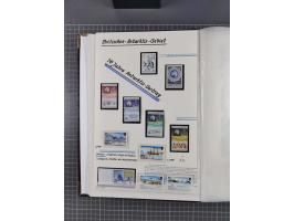 Antarktis: 1961/2016, meist postfrische Sammlung mit Ausgaben von diversen Ländern von Argentinien bis Wallis und Futuna, der